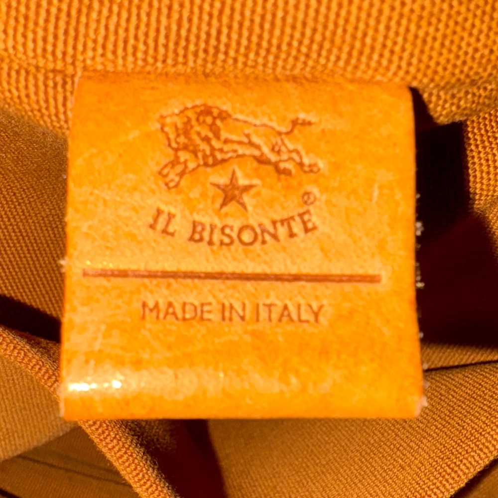 Il BISONTE Tan Leather crossbody handbag - Picture 6 of 9